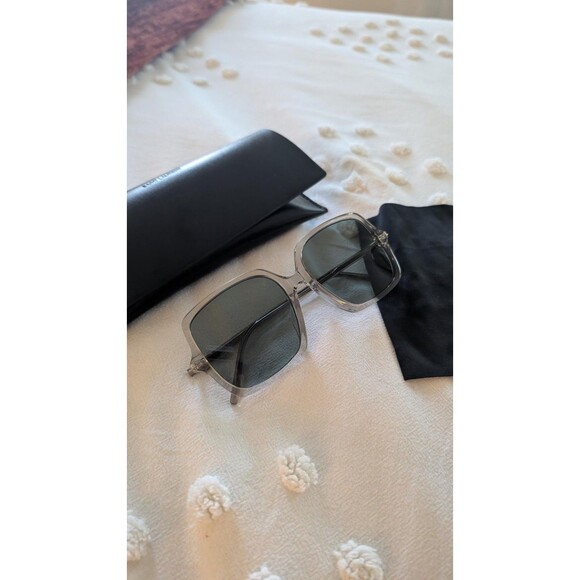 YSL Saint Laurent Womens SL591 003 Beige Asian Fit Sunglasses Quiet Luxury 90s main image 5